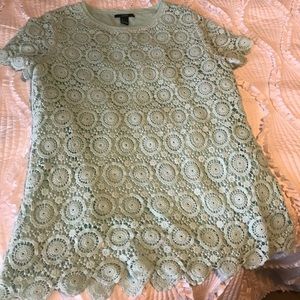Forever 21 lace top, size L